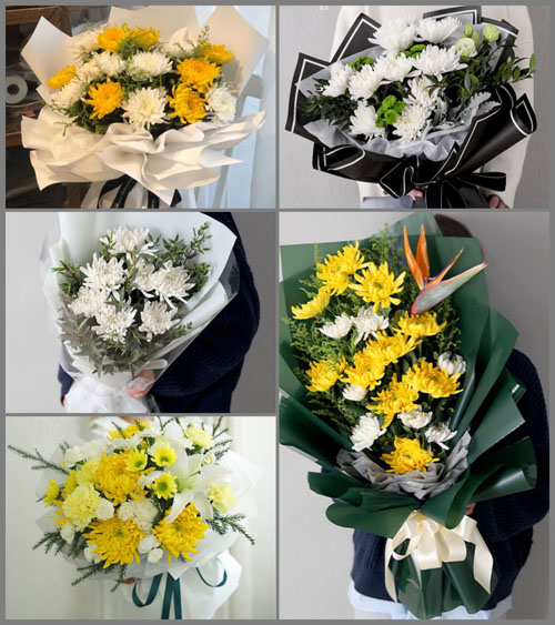 江西赣州安远县长沙乡白事花束代送